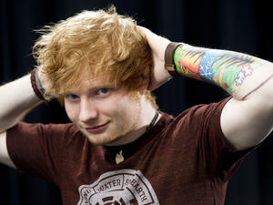 Singer Ed Sheeran finds it healthy that he deleted his Twitter account. /AP