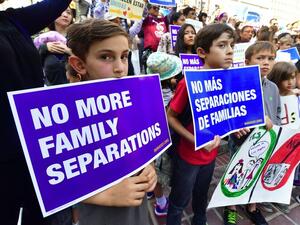 U.S. government earlier approved policy to separate children from their parents trying to cross the US-Mexico border illegally. This policy is now suspended. (AFP/ File Photo)
