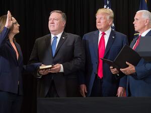 Gina Haspel has sworn as the CIA's first permanent female director during a ceremony attended by President Donald Trump. (AFP/ File Photo)