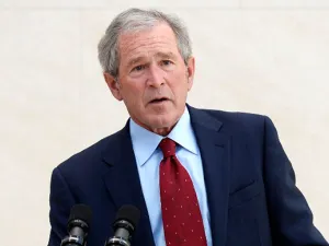 US President Donald Trump is attacking former President George W. Bush over his decision to launch a bloody war against Iraq. (AFP/ File Photo)
