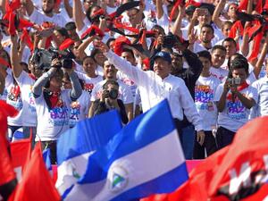 Washington blames Nicaragua's President Daniel Ortega for the deadly unrest that has left more than 300 dead (AFP/MARVIN RECINOS)