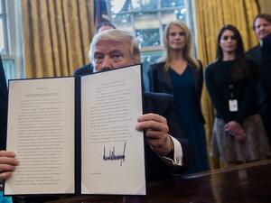 Withdrawal from the TPP and potential trade wars against Mexico and China will do nothing to help rescue world trade activity, which has been declining alarmingly since the global financial crisis. (AFP/File)