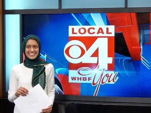 Tahera Rahman, First hijabi US TV reporter defies odds to go on air. (Twitter)
