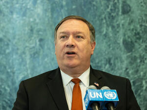 U.S. Secretary of State Michael Richard Pompeo speaks during press. (Shutterstock/ File)