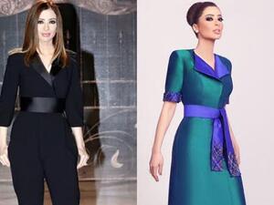 استوحي من وفاء الكيلاني تسريحة الكعكة والمكياج الرمادي