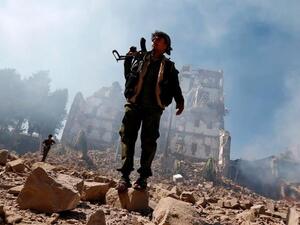 Houthi militants in Yemen. (AFP/ File Photo)