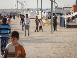 With families living in cramped one-room quarters, Syrian children are imitating their parents' intimate behavior on each other. (File photo)