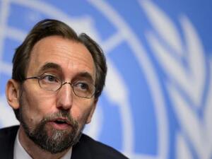 UN High Commisioner for Human Rights, Zeid Ra'ad al-Hussein. (AFP/File)
