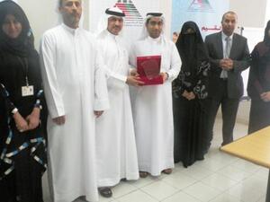 The delegation during their visit