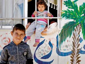 Syrian refugees at the Zaatari camp in Jordan (AFP/File Photo)	