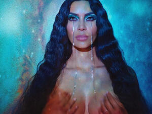 The shoot saw Kim flaunt her trim frame (Source: Kimkardashian ./ Instagram ) 