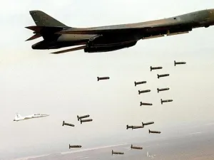 The airstrikes were targeting suspected ISIS militants.
