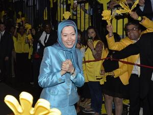 MEK leader Maryam Rajavi (AFP/FILE)