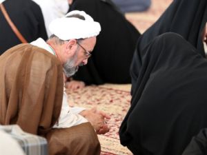 Iranian pilgrims wait at Jeddah airport. (AFP/File)