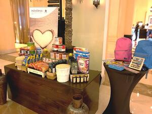 Guests at 46 Mövenpick Hotels & Resorts properties have donated 8,500kg of food, clothing and educational supplies to support disadvantaged families around the world.