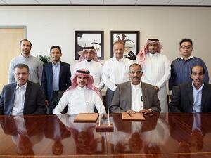 During the signing ceremony. 