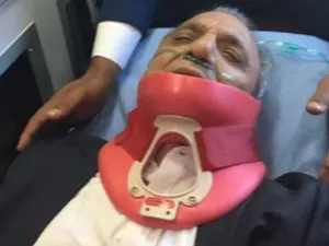 فرج نقل إلى أحد مستشفيات رام الله لتلقي العلاج- تويتر
