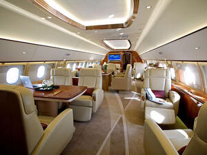 Airbus will exhibit its ACJ319 cabin, offering flexibility and convenience, at the Dubai Airshow running from November 12 to 16. 