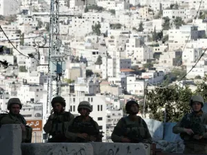 Israeli security forces have tightened access to the West Bank town of Hebron (AFP/File Photo)