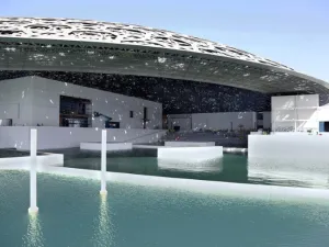 The design of the building is the work of by France’s Pritzker Prize-winning architect Jean Nouvel (AFP)