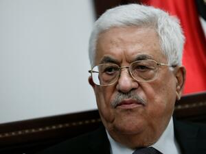 The majority of Palestinians want Palestinian President Mahmoud Abbas to reisgn (AFP/File Photo)