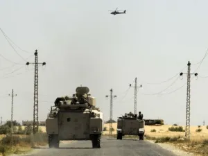 The army says foreigners were among those detained in the operation. (AFP/File)