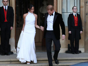 Prince Harry And Meghan Markle's Reception Ended With Fireworks (Source:STEVE PARSONS / POOL / AFP)