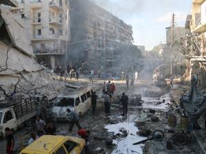 Syria's Halak neighbourhood in northeastern Aleppo. (AFP/File)