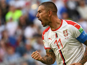 كولاروف يحتفل بهدفه