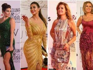 صور نجمات تألقن بفساتين ساحرة في ختام مهرجان الجونة