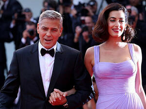 الثنائي الأكثر جورج كلوني وزوجته أمل علم الدين

