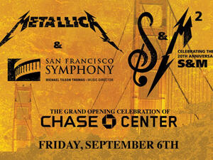 The concert also celebrates the opening of the Chase Center in San Francisco (Source: metallica / Twitter  )