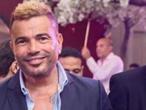 Amro Diab appeared with a new look during a wedding he performed at (Source: lounge_magazine - Instagram)
