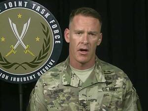 المتحدث بإسم التحالف الدولي العقيد ريان ديلون