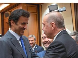 شارك أمير قطر في مراسم تنصيب أردوغان رئيسا لتركيا 