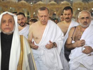 اردوغان معتمرا..