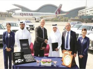 اسطول جديد من سيارات اودي الفاخرة في مطار حمد الدولي