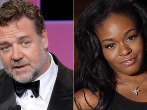 راسل كرو يعتدي على أزيليا بانكس بالضرب ويبصق عليها!