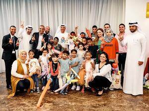 The malls hosted the children, aged between 6 and 12 years old.