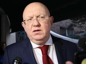 Russian Ambassador to the United Nations Vassily Nebenzya  (AFP/File Photo)	