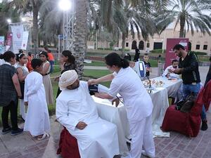 During the event