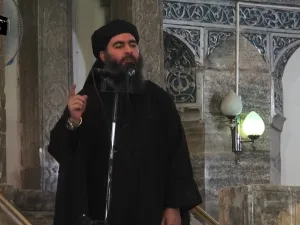 Abu Bakr al-Baghdadi, called on jihadists under pressure in Syria and Iraq to "resist" their enemies (AFP)