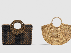 حقائب من القش لربيع 2018