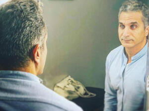 Youssef is currently hosting a digital series for Fusion Network called “The Democracy Handbook” on its new digital platform, F-Comedy (Source: bassemyoussef - Instagram)