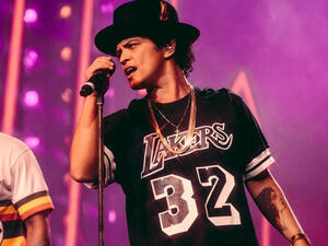 Bruno Mars dominated the 2018 Grammy Awards in January (Source: brunomars / Instagram ) 