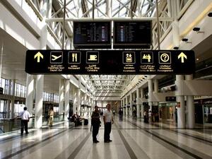 A photograph of Rafik Hariri International Airport, Beirut, Lebanon. (AFP/File)