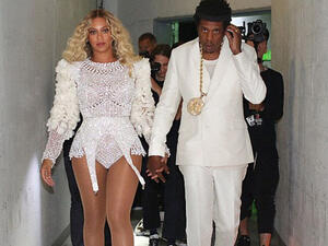 Beyonce looked sensational as she joined husband Jay-Z  (Source : Shutterstock ) 