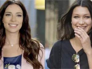 الجمال يجتمع في صورة بين نادين نجيم وبيلا حديد