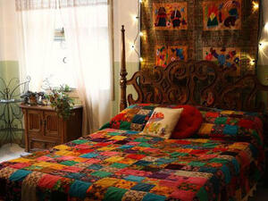 الديكور البوهيمي يضفي على المكان الأجواء المرحة والسعيدة الديكور البوهيمي يضفي على المكان الأجواء المرحة والسعيدة