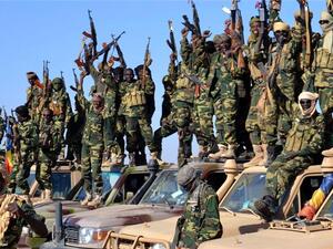 Boko Haram fighters are seen in Nigeria. (AFP/File)